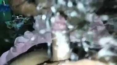 Horny Indian guy records porn clip while GF touches his boner using tits